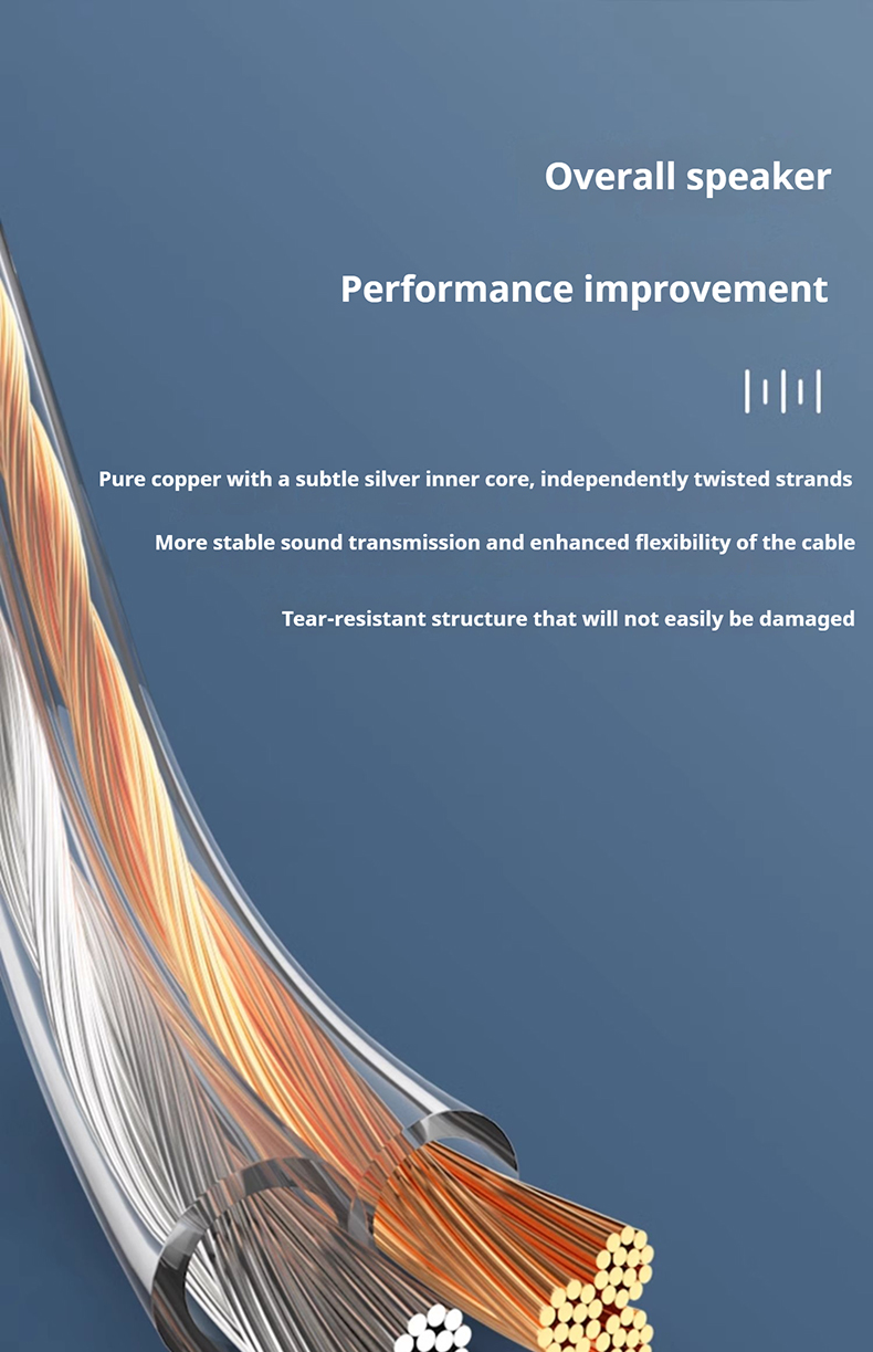 Pure copper audio cable connection wire, speaker cable, amplifier audio ...